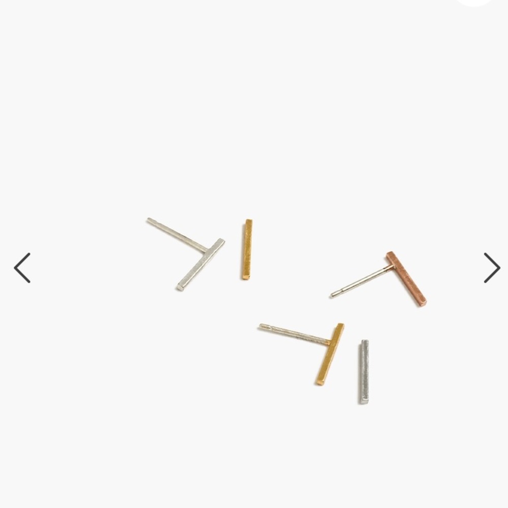 Madewell Mix-and-Match Bar Stud Earrings